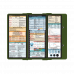 WhiteCoat Clipboard® Trifold - Army Green Critical Care Edition
